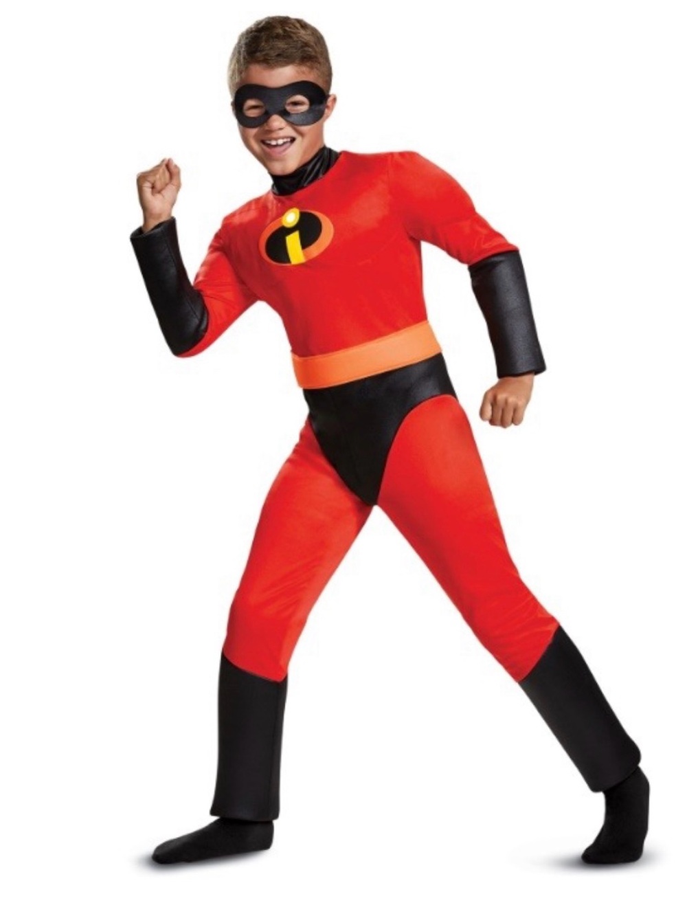 Disney Pixar Incredibles Dash Muscle Halloween Costume Kids Large 10–12